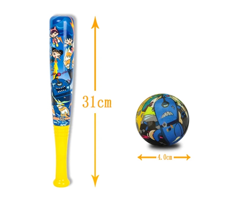 31CM Heat transfer printing PU foam baseball bat