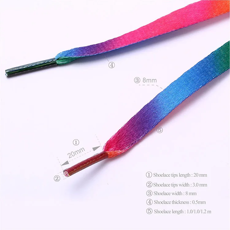 Factory Shoelaces Design Fat Sublimaze Printed Shoelaces No Minimum