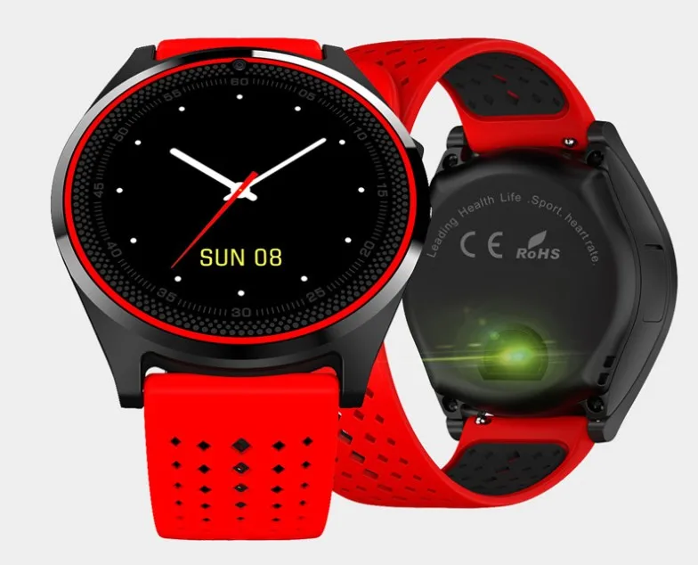 

2021 dropshipping Support SIM Card 2g Sport Pedometer MP3 Music Clock Sleep Tracker Smartwatch V9 Smart watch