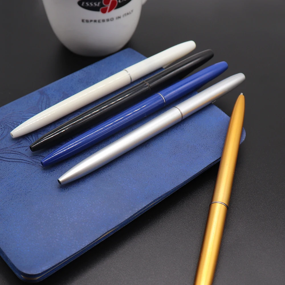 Slim Design Promotional Cheap Ball Pen Simple Bulk Pen Black Plastic