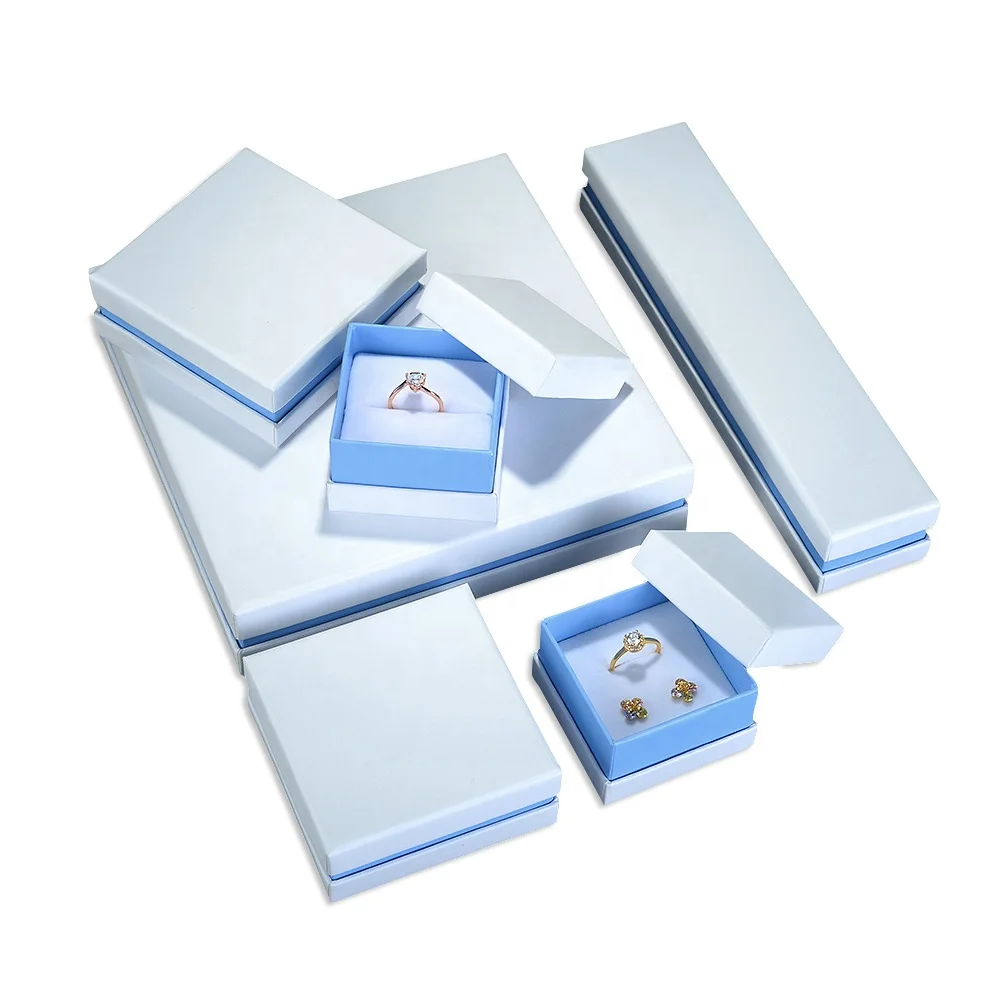 

Eco Friendly Plain Cheap White Blue China Jewelry Packaging Box, Green