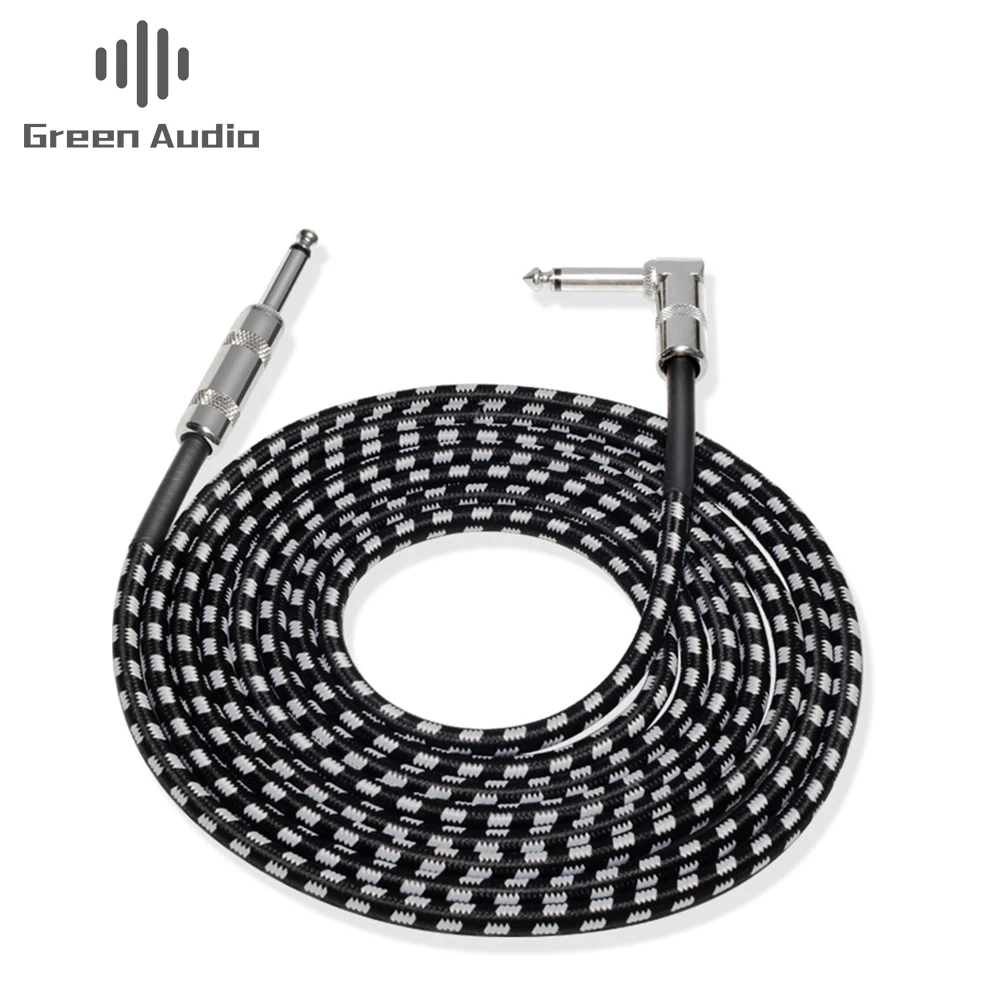 

GAZ-CB29 HIFI Audio Cable Stereo 1/4" 6.35mm to 6.35mm Male Jack Shielded For Microphone Electric Guitar Mixer Mixing Console