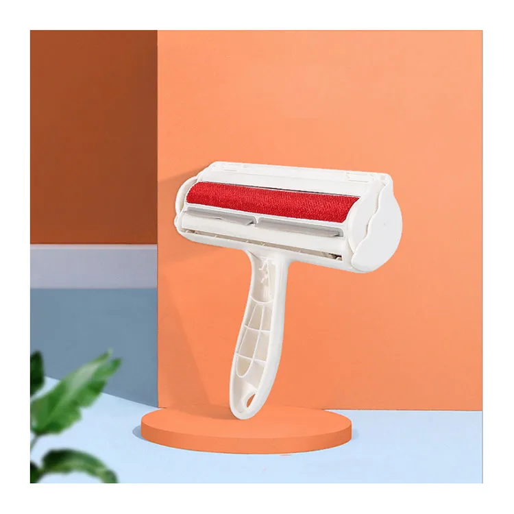 

Reusable high quality plastic brush pet hair remover plastic roller, Customized color