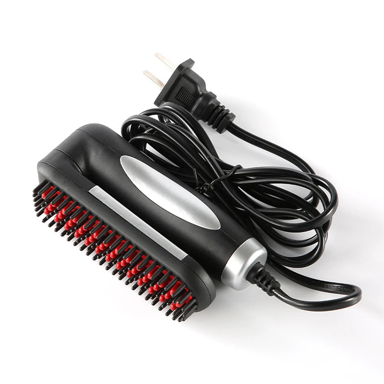 

PTC Heater Temperature Control Design Rotating Hair Curling Iron Professional Hair Salon Straight Roll Dual Purpose Curler, Black