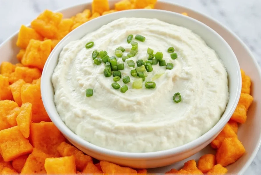 Ranch ingredients on a table