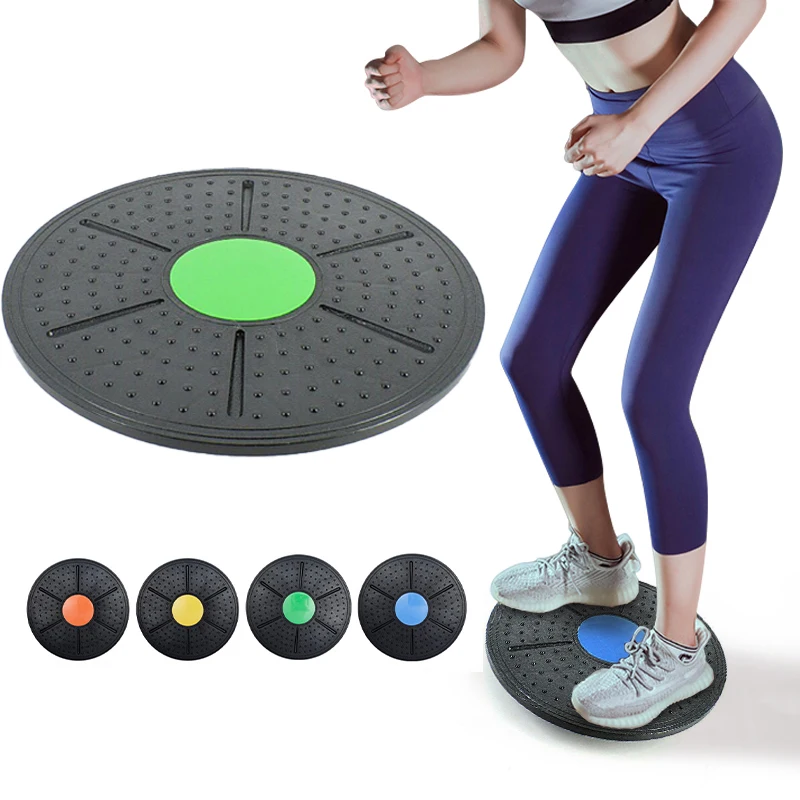 

360 Degree Rotation Round Exerciser Fitness Equipment Balance Board Waist Twisting Disc