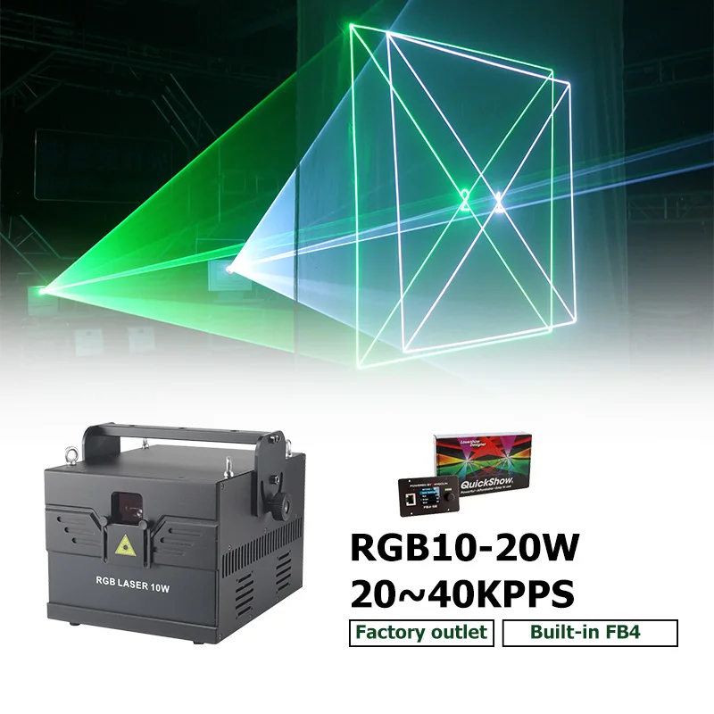 

Promotion 10w programmable rgb full color animation laser light