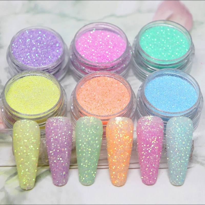 

Sugar Powder Coat Effect Nail Glitter Kit For Manicure Design Candy Color Powder Chrome Pigment Christmas Acrylic Powder Nail