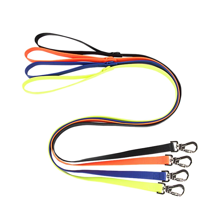 

All Weather Great Grip wave pattern PVC Coated Nylon Webbing waterproof Dog Leash, All colors can be customed