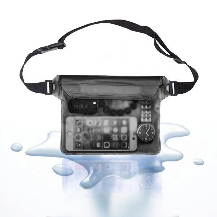 

Waterproof Dry Pouch Bag and Waterproof Cell Phone waist Bag for Outdoor Water Sports, Boating, Hiking,Kayaking,Fishing, Various color