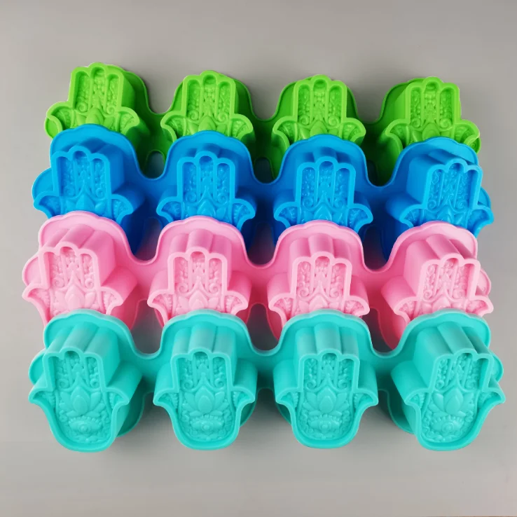 

LOVE'N LV802T Handmade hand of Fatima silicone mold for making candle soap cake