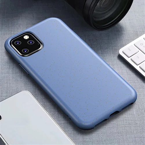 

Soft TPU Biodegradable Wheat Straw Phone Cases For iPhone 12