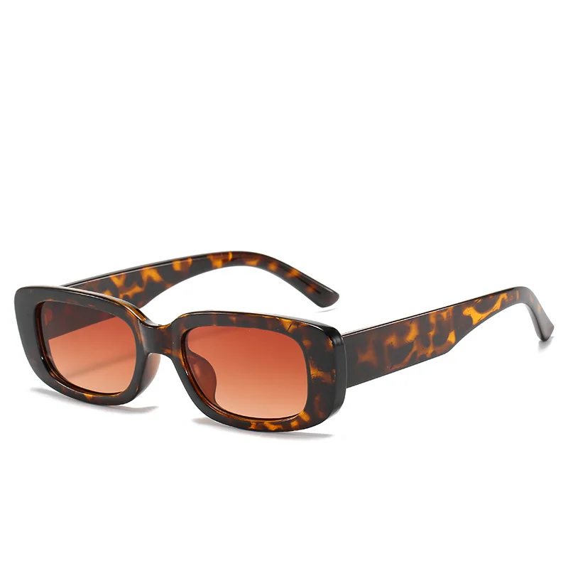 

2022 Superior Brand Fashion Square Shape Sunglasses Gafas De Sol Thick Frame Small Rectangle Sunglasses, Mix color