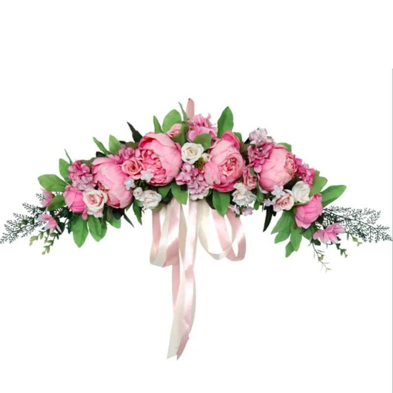 

1Pc Artificial Wreath Door Wedding Home Living Room Party Pendant Wall Decor