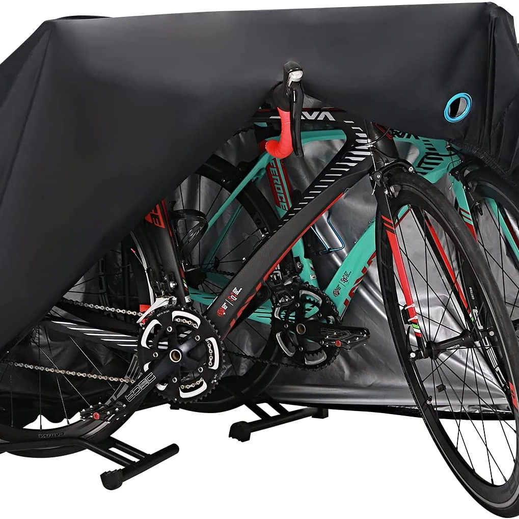 

Bike Cover, Waterproof Outdoor Bicycle Cover with Lock Hole for Mountain Road Bikes, Customized color