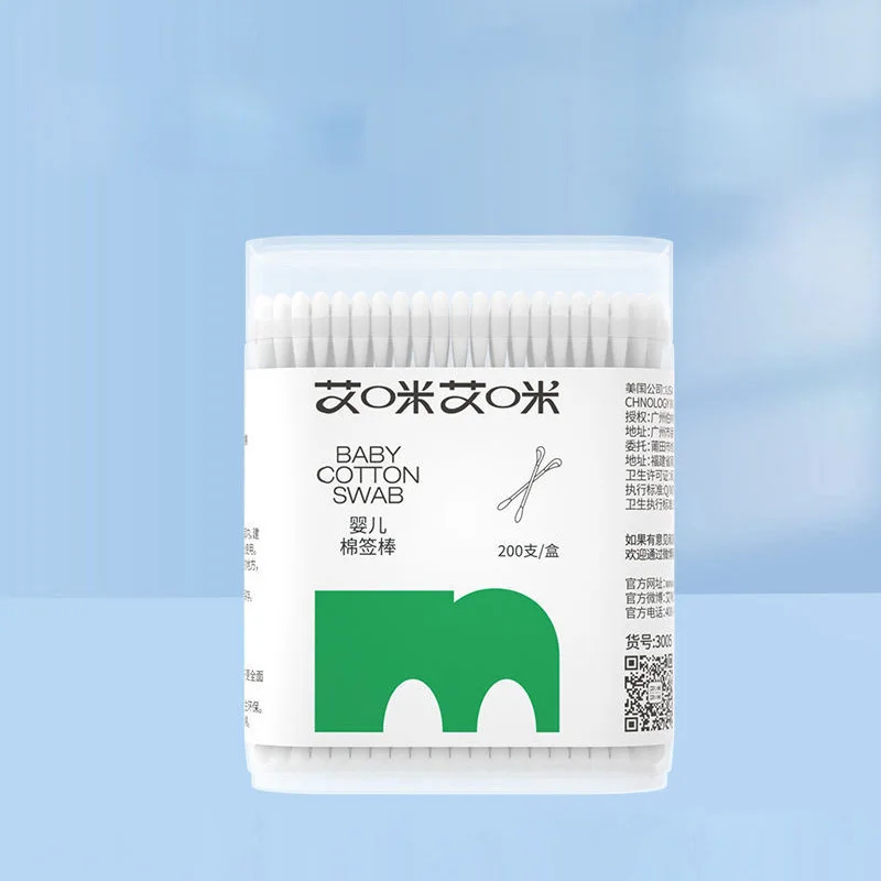 

Disposable Disinfection Cotton Swab 100 Cotton Swabs Can Be Customized Wholesale Cotton Swabs, White