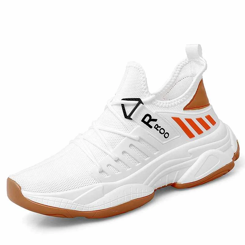 

New Hot Top Quality Tennis Men Sneakers Rubber Casual Shoes Men Sports Wholesale in China Hot Sports Zone Shoes, White-black/white-orange/black