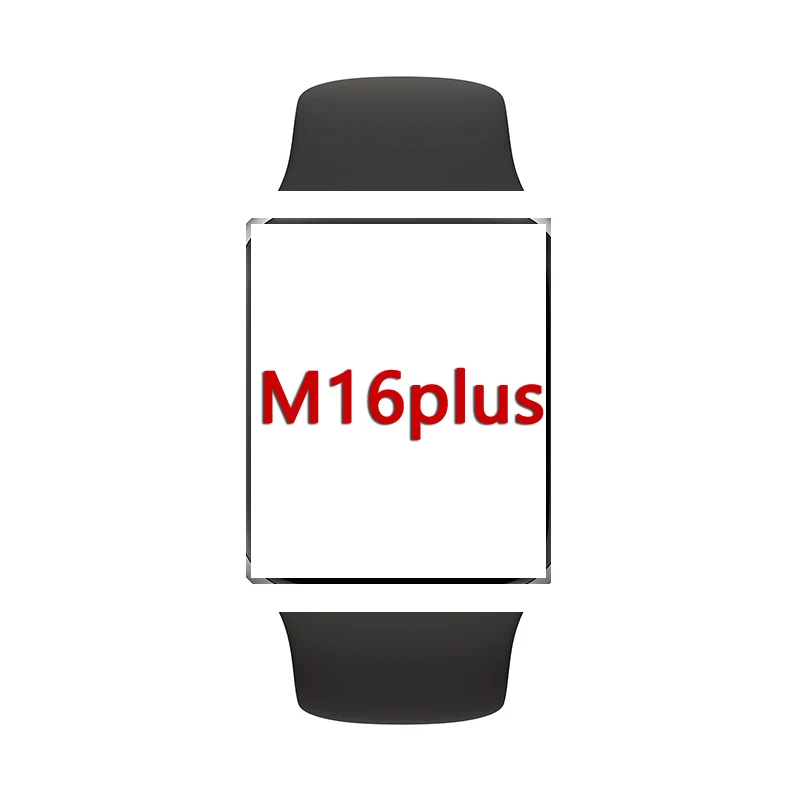 

2021 new arrivals smart watch M16plus with BT call customized wallpaper Men women HW12 HW22 HW16 Smart watch, Black, pink, white,blue,red