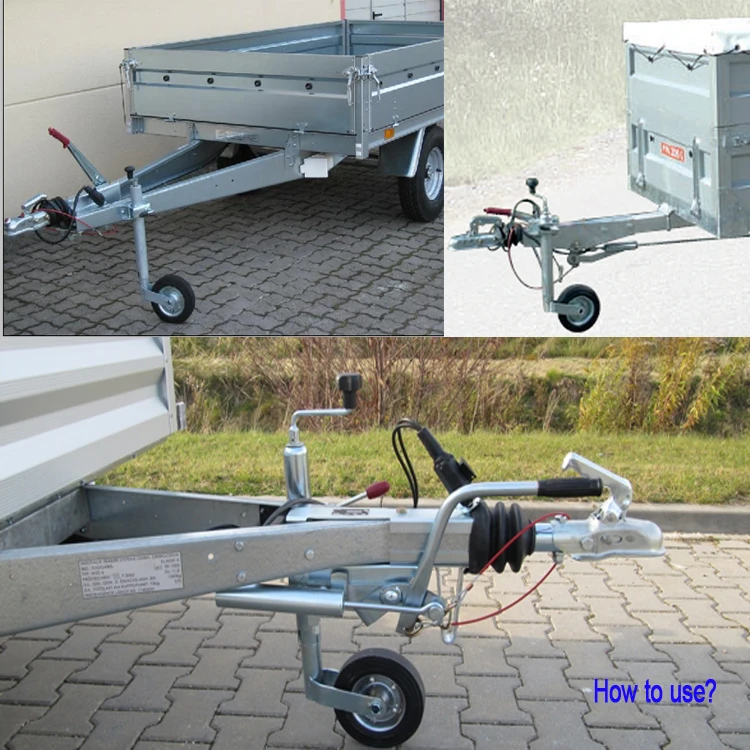 European 48mm Pneumatic Trailer Jacks Jockey Wheel With Clamps Buy
