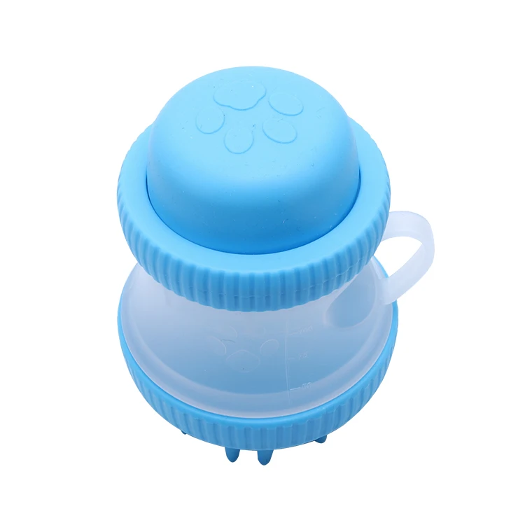 

Handle dog hair brush shampoo massage cleaning grooming handle dog hair brush colorful pet brush, 3 colors