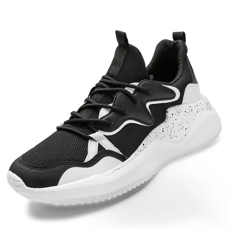 

Men Fashion mesh sneakers Casual Sports Running shoes, Black/white/blue/red