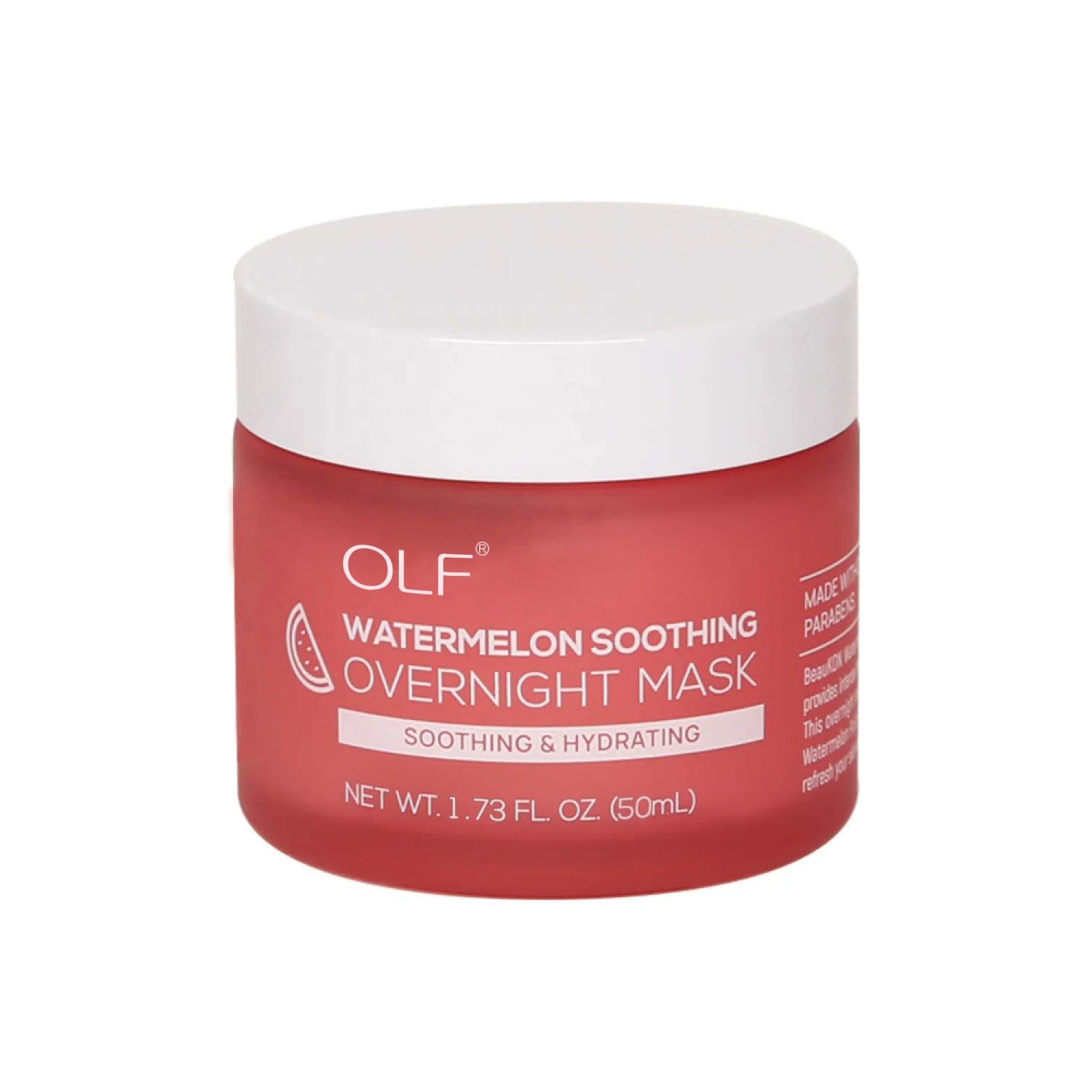 

Private Label Watermelon Soothing Overnight Sleep Korean Face Beauty Mask, Pink