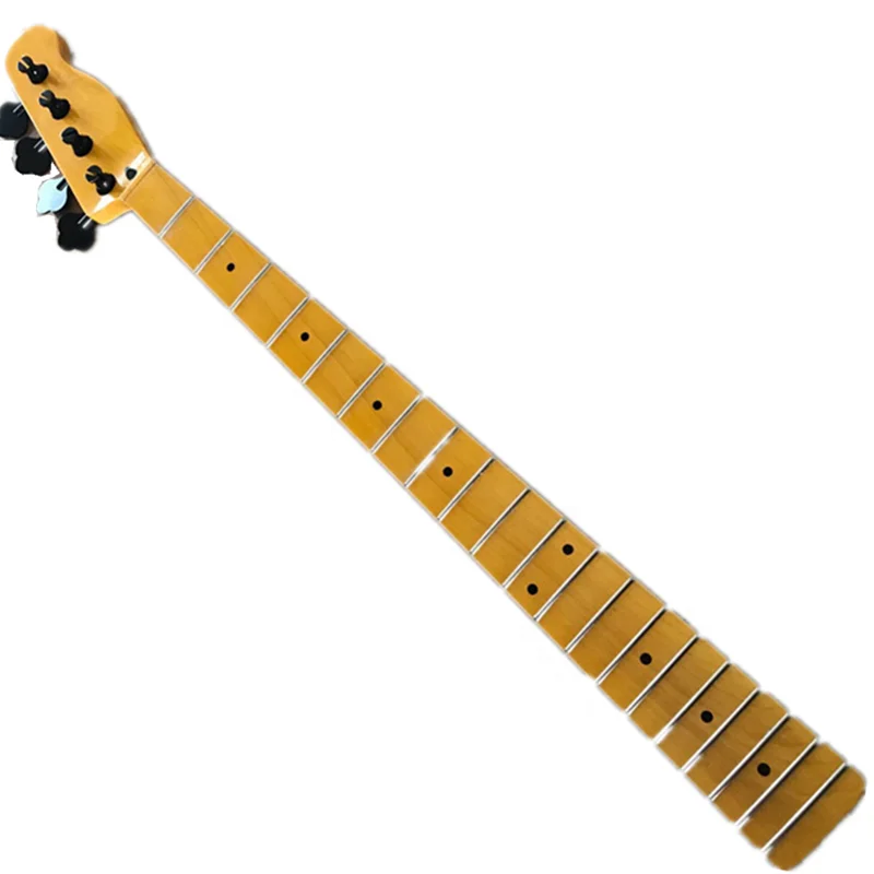 

4 string bass neck with Yellow Maple neck fingerboard electric bass guitar neck made in China, Wood color