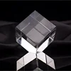 High quality cube crystal rubik's cube for business souvenir gift custom K9 crystal glass blank block cube