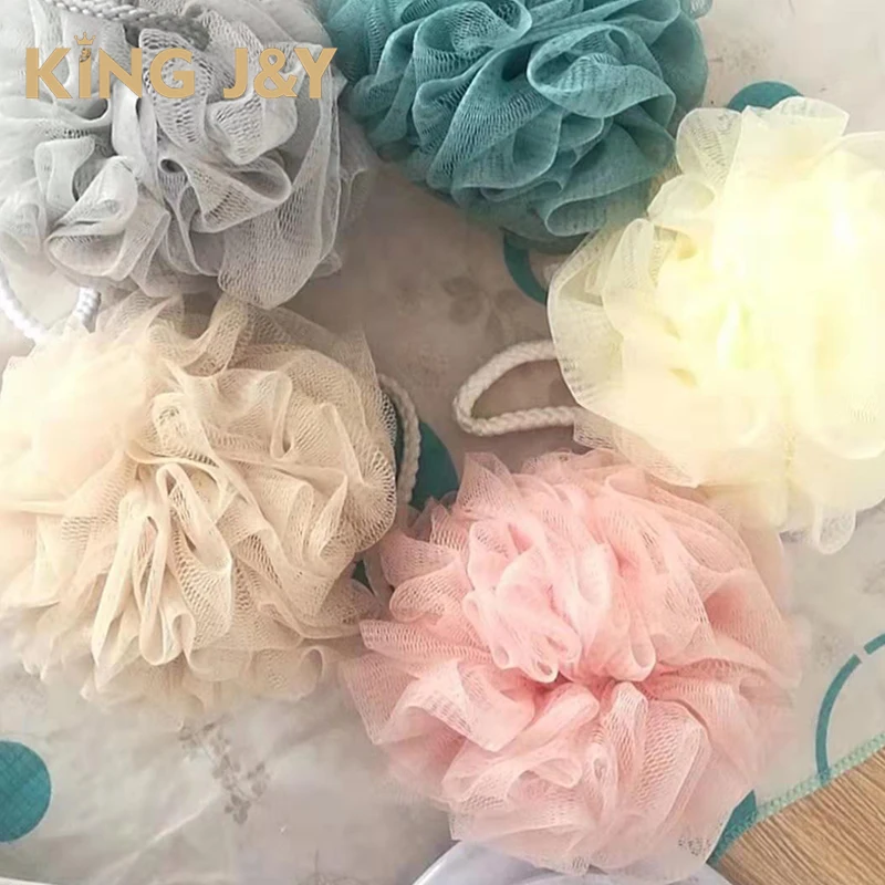 

Professional Manufacture Exfoliating Mesh Bath Sponge Ball, 50g, 5inch