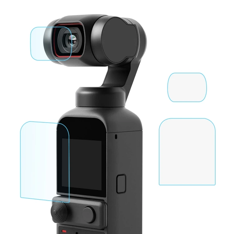 

PULUZ 9H 2.5D HD Tempered Glass Lens Protector + Screen Film for DJI OSMO Pocket 2 Same Day Shipping