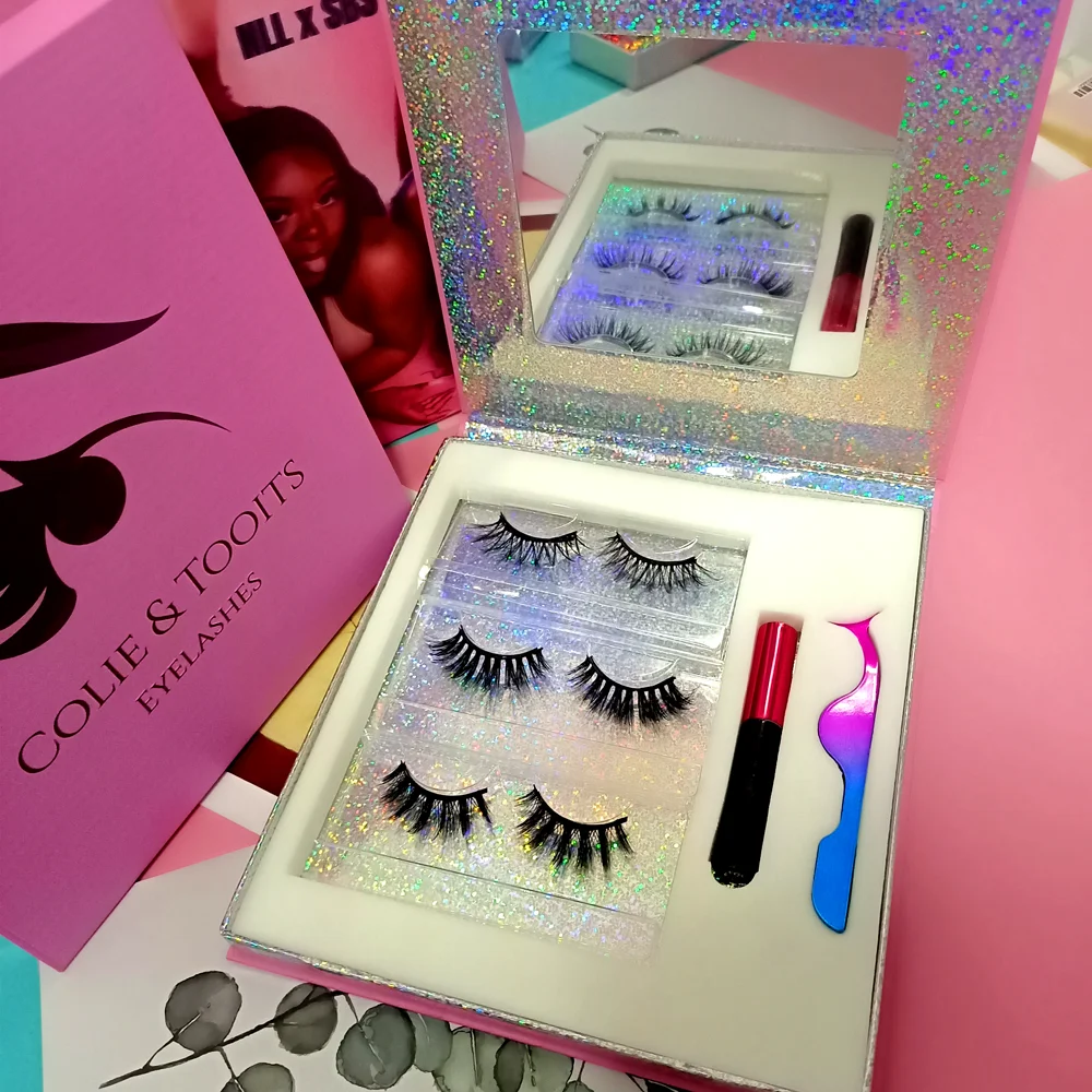 

2021 hot selling natural style synthetic creative lash 25 mm mink lashes false mink wholesale, Natural black