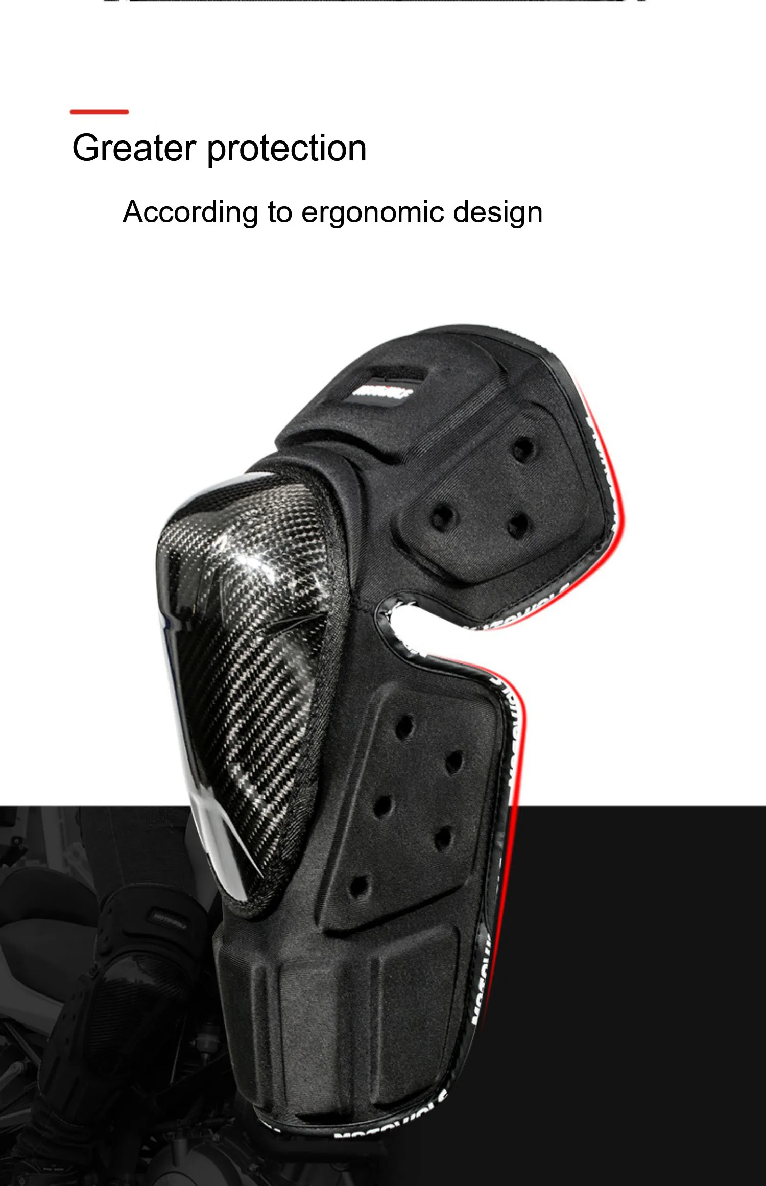 Knee Pads Guards Protective Gear for Motorcycle Racing FX26