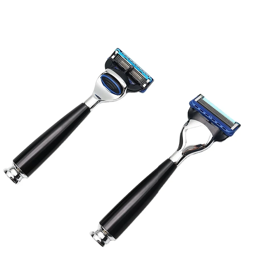 

2023 Premium New Manual 5 Blade Metal Leaf Shaving Razor For Men and Women