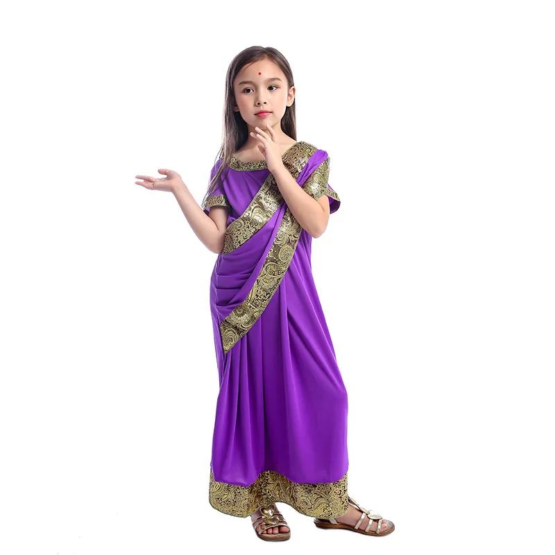 

Indian Saree Party Indian Sari Dress Bollywood Girls Traditional Indian Clothes For Kids Children