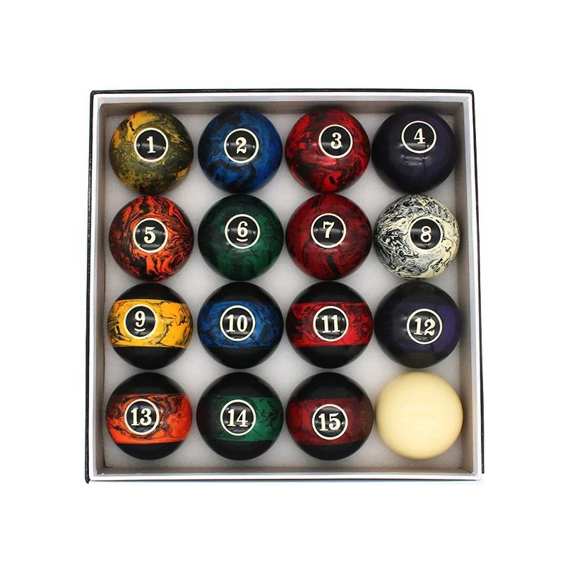 

Premium Quality Marble Pattern Style Billiard Pool 16pcs Ball Set