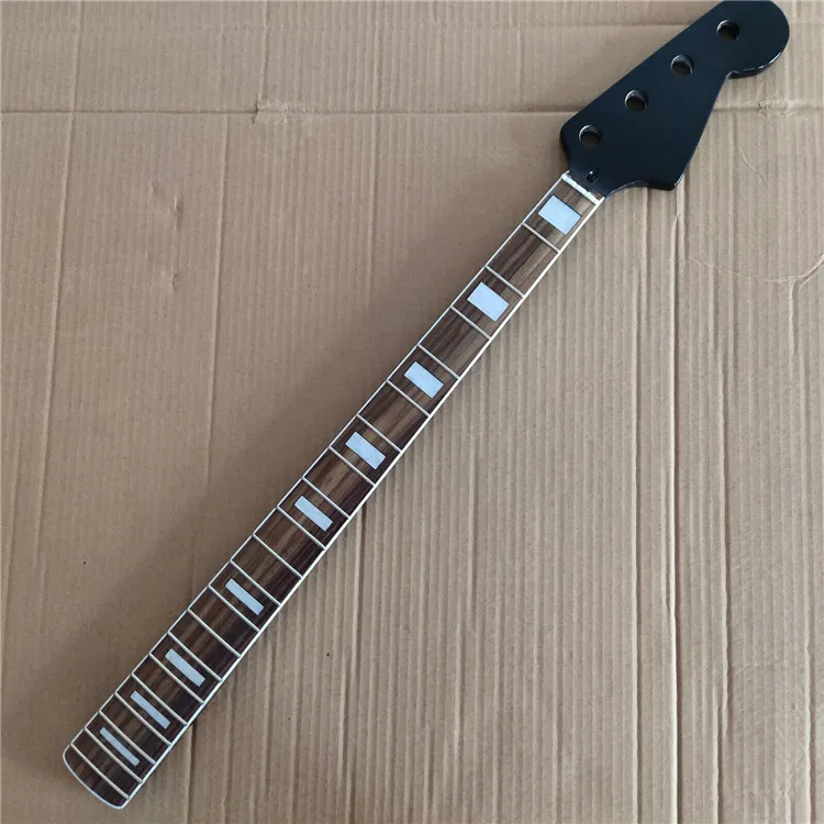 

Black Gloss Canadian maple 20 fret PB bass neck part rosewood fingerboard 4 string bass guitar neck replacement