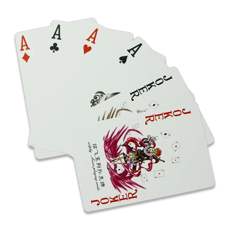 

Good Price Family Game paper Play Card Games Black Creative Gift Durable poker cards playing, Cmyk 4c printing and oem