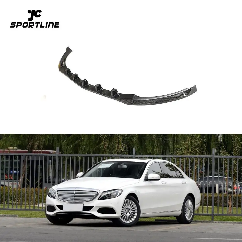 

W205 C180 Front Bumper Splitter Spoiler Lip for Mercedes Benz C Class C180 C300 2015-2018