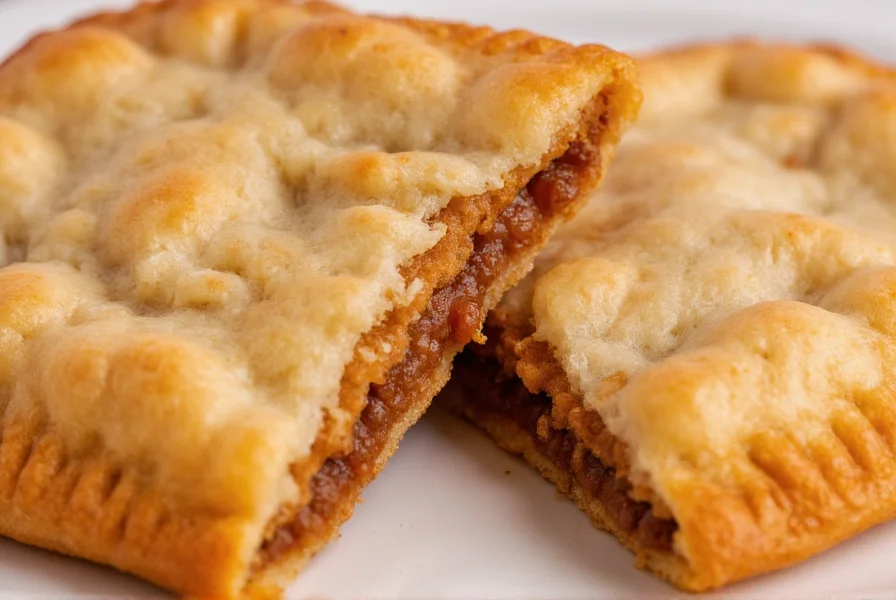 Close-up photography of a perfectly toasted cinnamon Pop-Tart showing melted filling and crisp golden crust