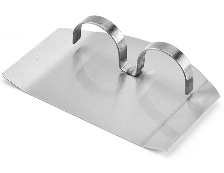 

Finger Guards for Cutting Stainless Steel Finger Guard for Cutting Food Finger Protector, Silver