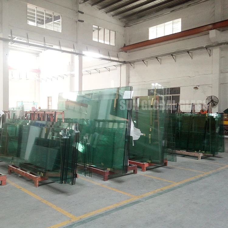 Heat Soak Testing Toughened Glass Top Quality Low Price Processed