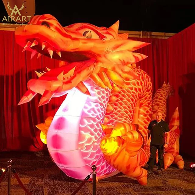 Chinese Dragon Inflatable Models Adorn Inflatable Dragon Costumes For