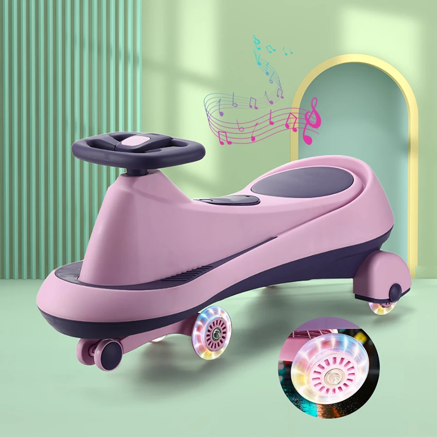 

New Model Swing Car Scooter Light Music Ride On Car For Baby With Flashing Wheels