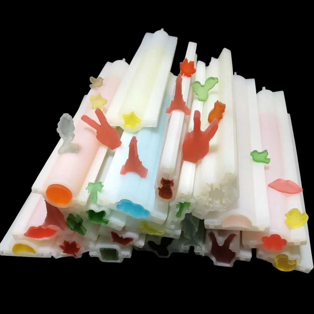 1kg Silicone Column Soap Mold Embed Soaps Tube Molds Cylinder Candle