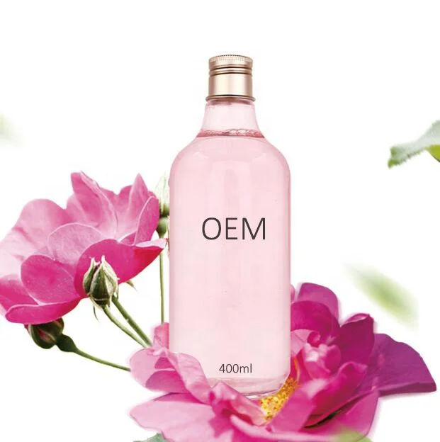 

OEM Natural Rose Water Organic Rose Flower Hydrosol Deep Moisturizing Skin Toner with Hyaluronic Acid