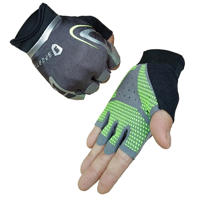 

Hot Sale Custom LOGO Cycling Gloves Half Finger For Men Women, Pink,green,orange