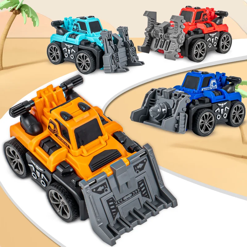 

Wholesale Inertia Impact Transformable Toy Car Robot Impact deformation engineering vehicle