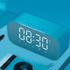 P5 Mirror Alarm Clock Bluetooth Audio smart alarm clock voice control USB charger Mini Audio Computer Mobile