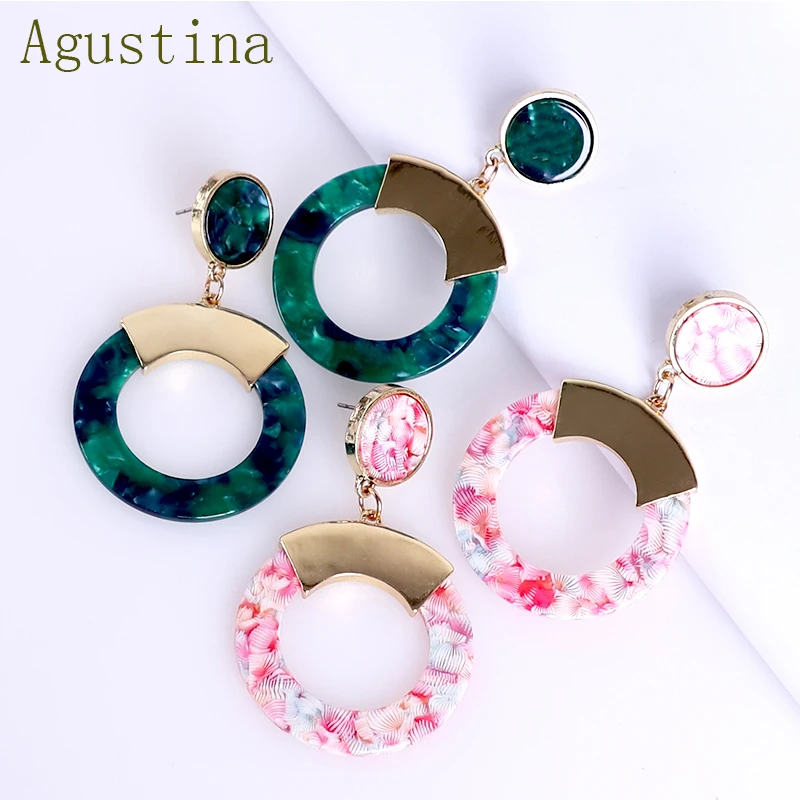 

Agustina 2020 Luxury Bohemia Style Big gifts for Women Jewelry Fashion Earrings pendientes girl Bohemian Earring party earring, Colorful