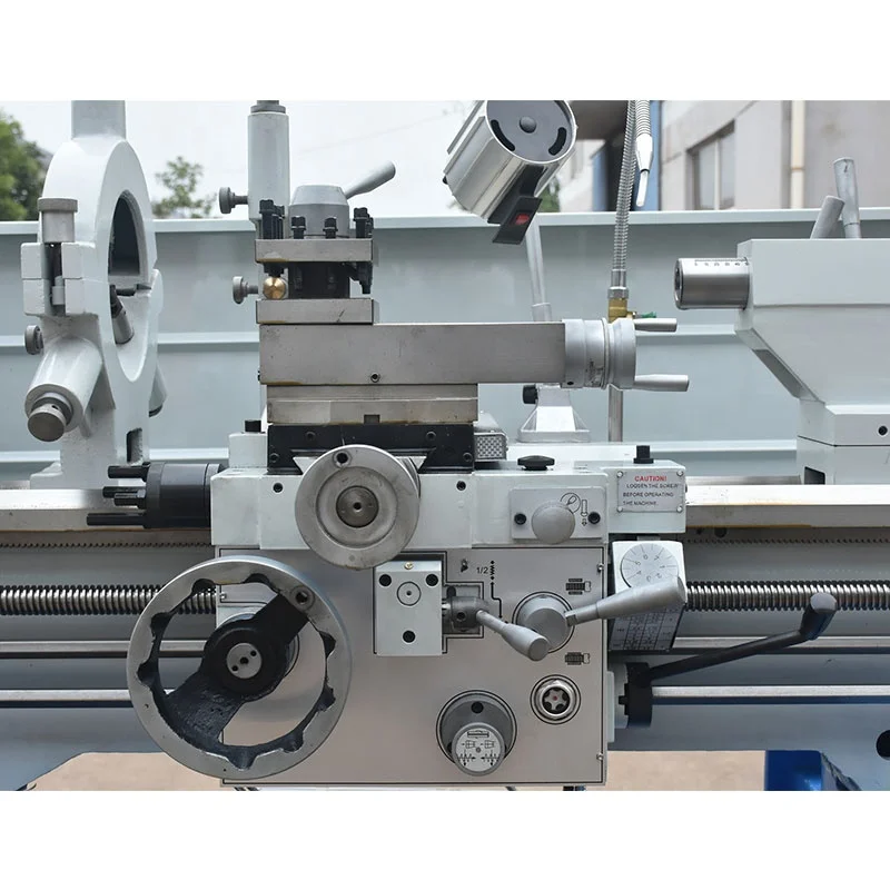 
CM6241 Variable speed 52mm spindle bore manual lathe machine with CE for sale 